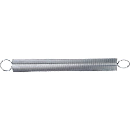 Prime-Line Extension Spring, 1/4 in. x 2-1/2 in. x 0.016 in., Steel, Single Loop, PK2 SP 9607